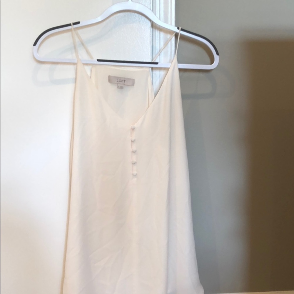 Loft off white cami